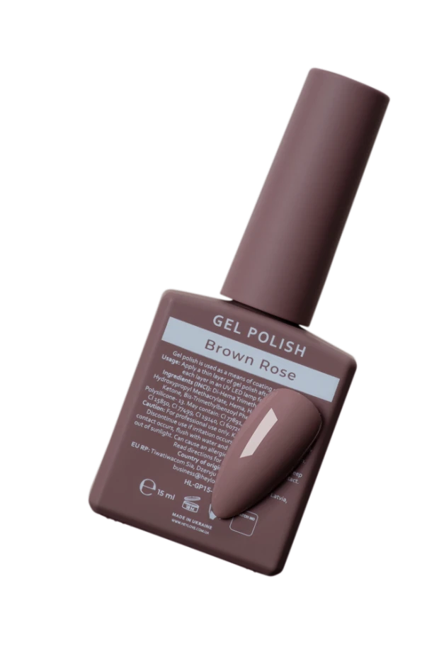 Heylove Esmalte Semipermanente Brown Rose, 15ml — Photo 2