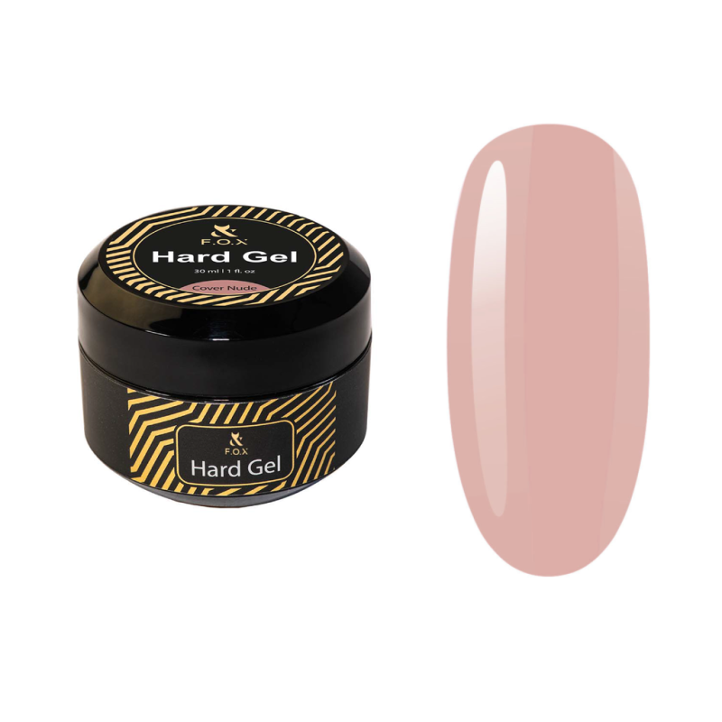 F.O.X Hard gel Cover Nude, 15ml — Photo 2