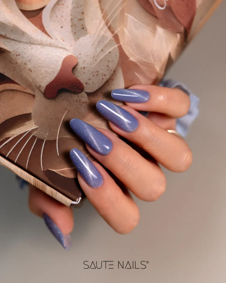 Saute Nails Esmalte semipermanente Cat Eye E14, 8ml — Photo 2