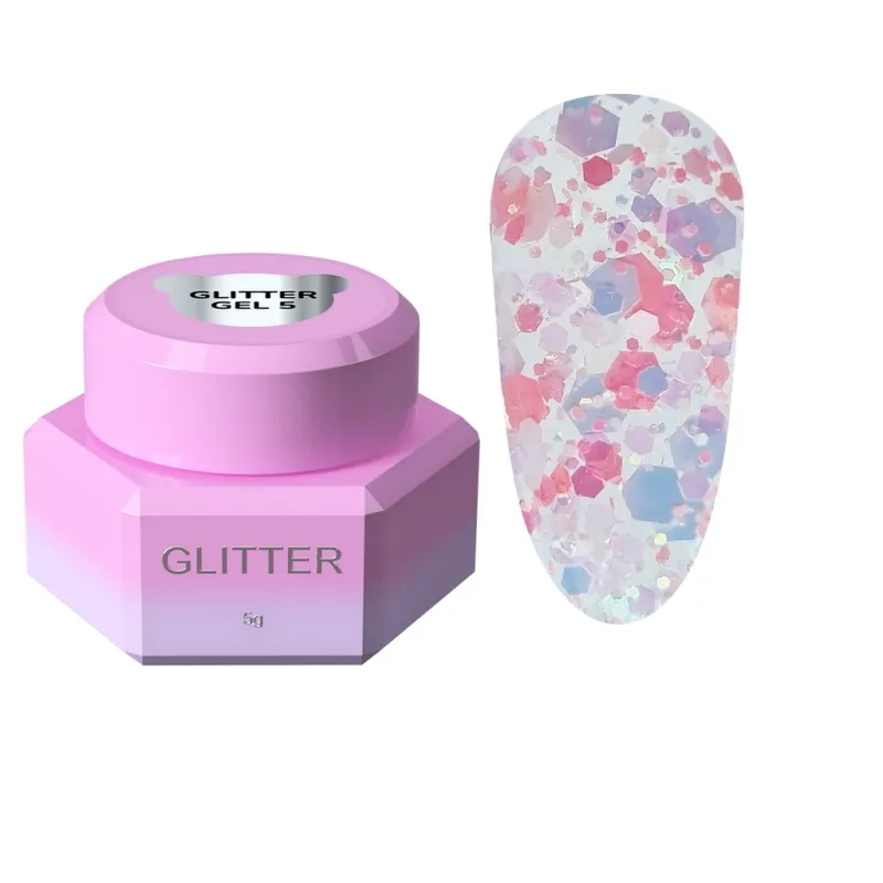 YOUARECUTE Glitter Gel 05, 5ml — Photo 2