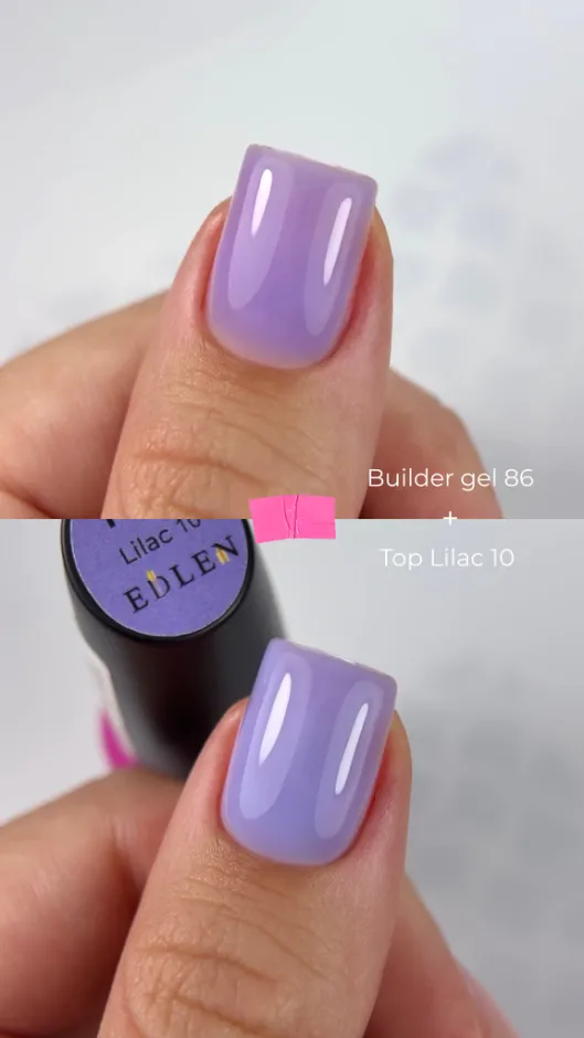 Edlen Top No Wipe 10 Lilac, 9ml — Photo 3