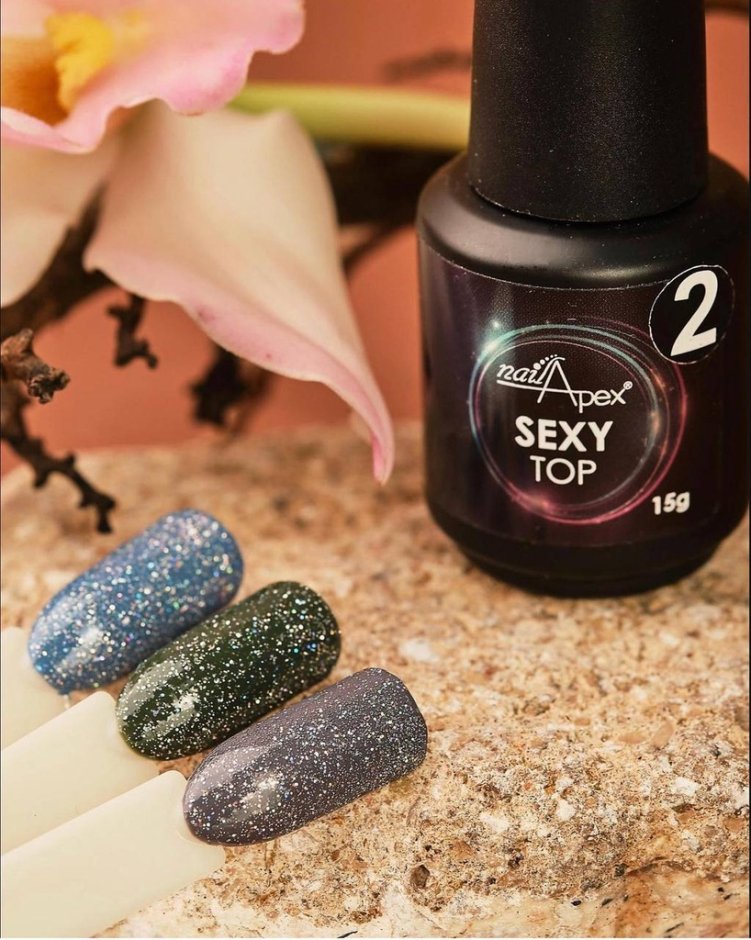 NailApex Sexy Top 2, 15ml — Photo 3