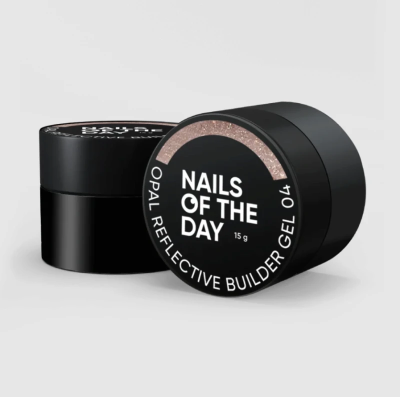 NAILSOFTHEDAY Opal Reflective Builder Gel 04, 15ml — Photo 2