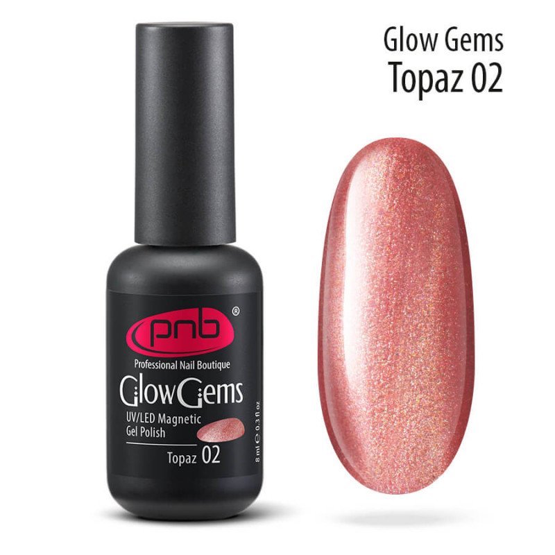 Esmalte Semipermanente Glow Gems 02, 8ml — Photo 2