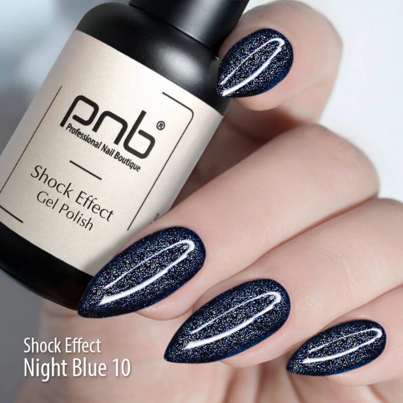 Esmalte Semipermanente Shock Effect Night Blue 010, 8ml — Photo 3