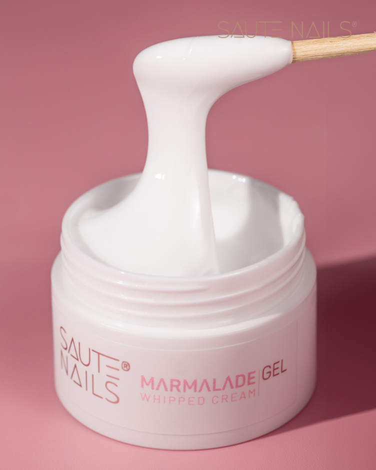 Saute Nails Marmalade Gel Whipped Cream, 30ml — Photo 2