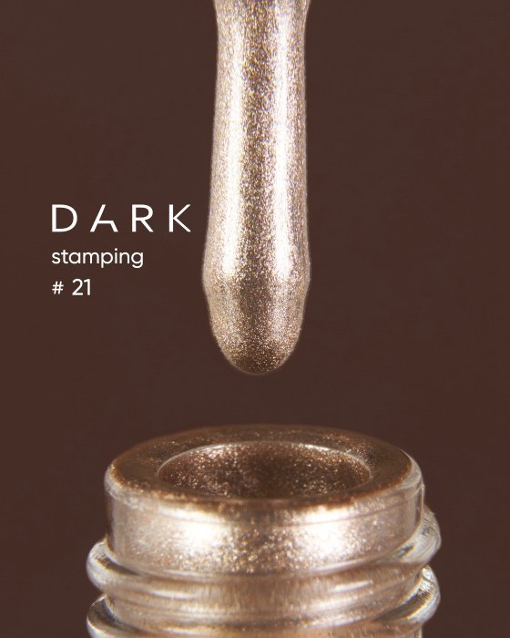 Dark by Rior Esmalte para Estampar 21 Oro Blanco, 10ml — Photo 2