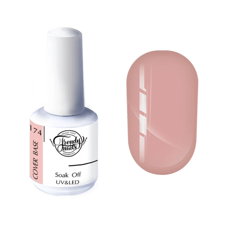 Trendy Nails Cover Base 174, 15ml — Photo 2