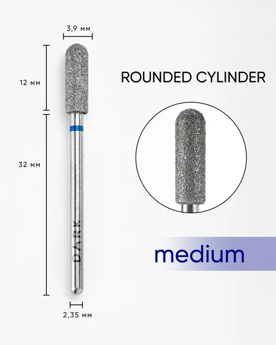 Dark by Rior Fresa Diamante Rounded Cylinder 3.9*12, azul — Photo 2