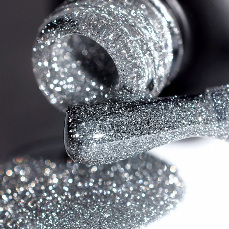 Esmalte Semipermanente Shock Effect Silver 001, 8ml — Photo 2
