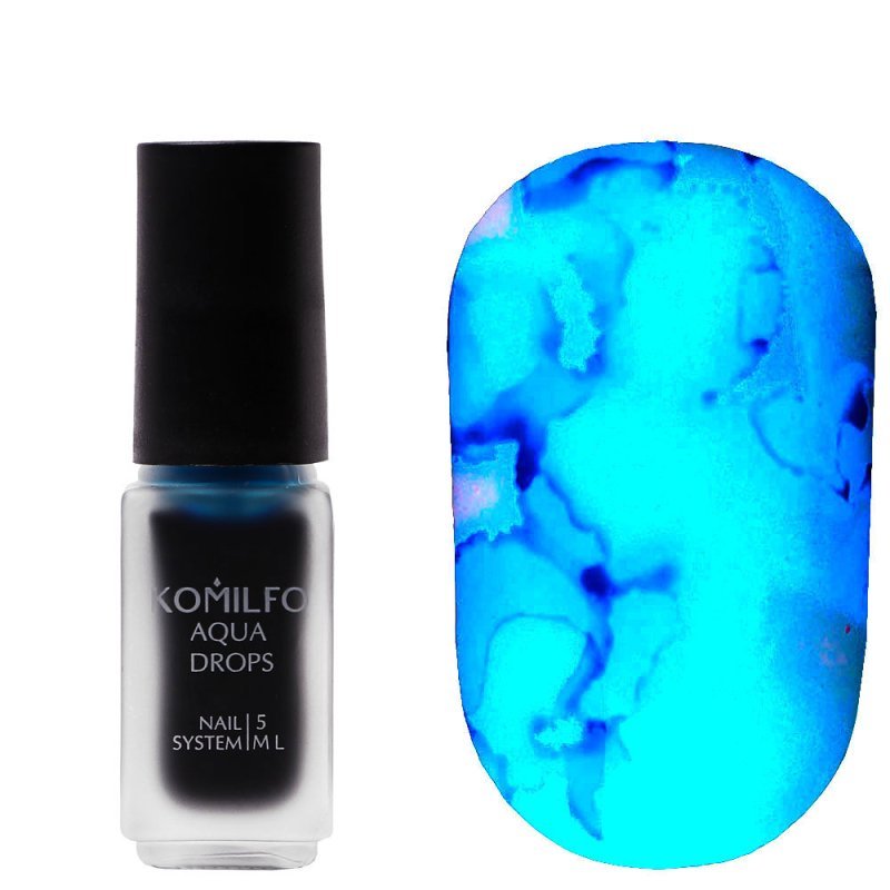 Komilfo Aqua Drops Blue 009, 5ml — Photo 2