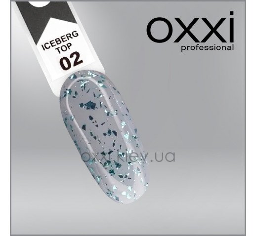 OXXI Iceberg top No wipe N02, 10 ml — Photo 2