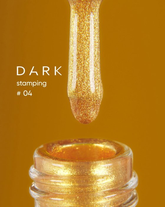 Dark by Rior Esmalte para Estampar 04 Dorado, 8ml — Photo 2