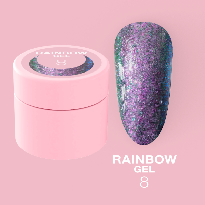 LunaMoon Rainbow Gel 08, 5ml — Photo 2