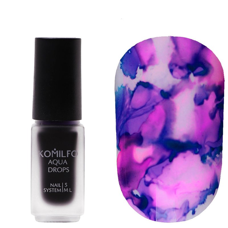 Komilfo Aqua Drops Purple 008, 5ml — Photo 2