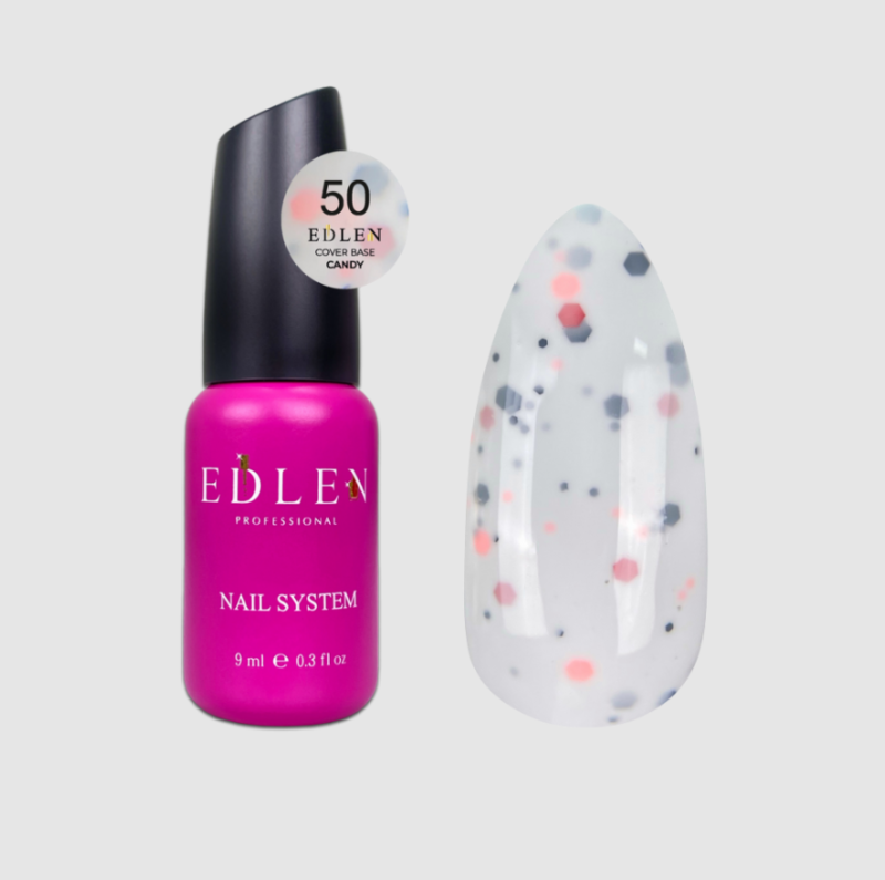 Edlen Cover Base 50 Candy, 17ml — Photo 2