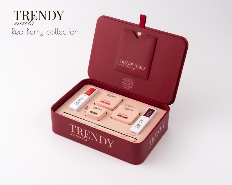 Trendy Nails Kit Red Berry — Photo 2