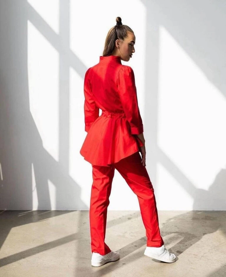 Uniforme &quot;FRIDA&quot; rojo, L — Photo 3