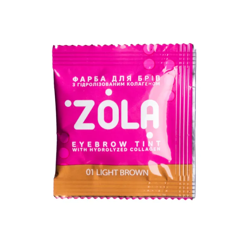 ZOLA Tinte en Sobre 1 Light Brown, 5ml + 5 ml de oxidante 3% — Photo 2