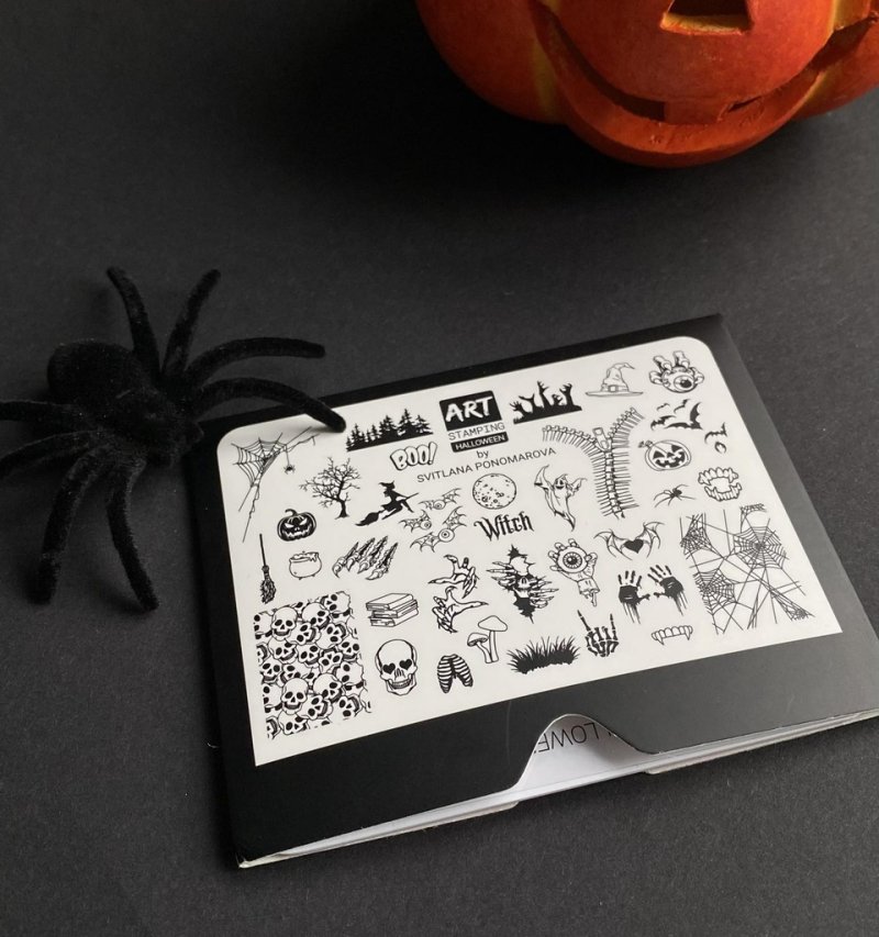 Placa Art Stamping by Vakula Halloween (mini) — Photo 2