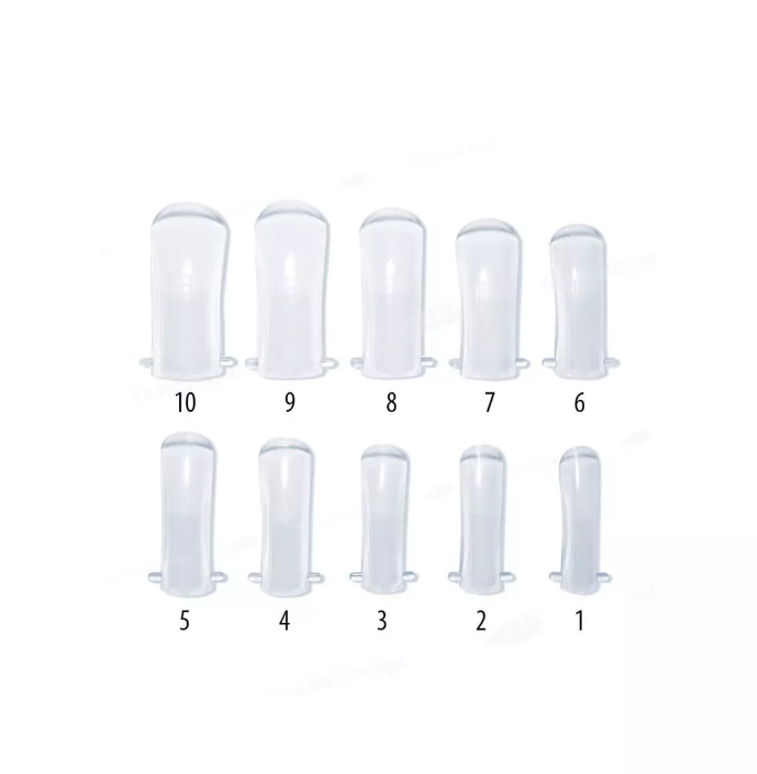 PNB Reusable Upper Nail Forms, 100uds — Photo 3