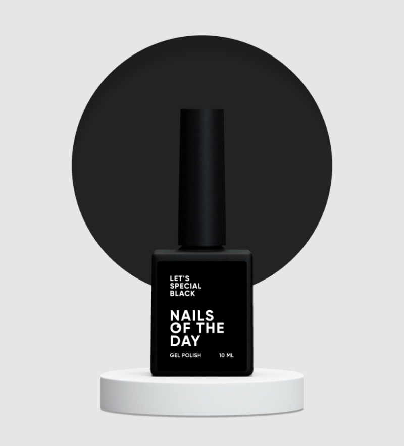 NAILSOFTHEDAY Esmalte Semipermanente Let&#039;s special Black, 10ml — Photo 2