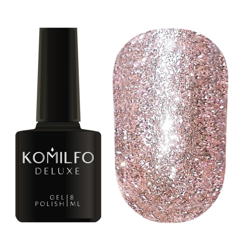 Esmalte Semipermanente Komilfo Liquid Glam Gel LGG 006, 8ml — Photo 2