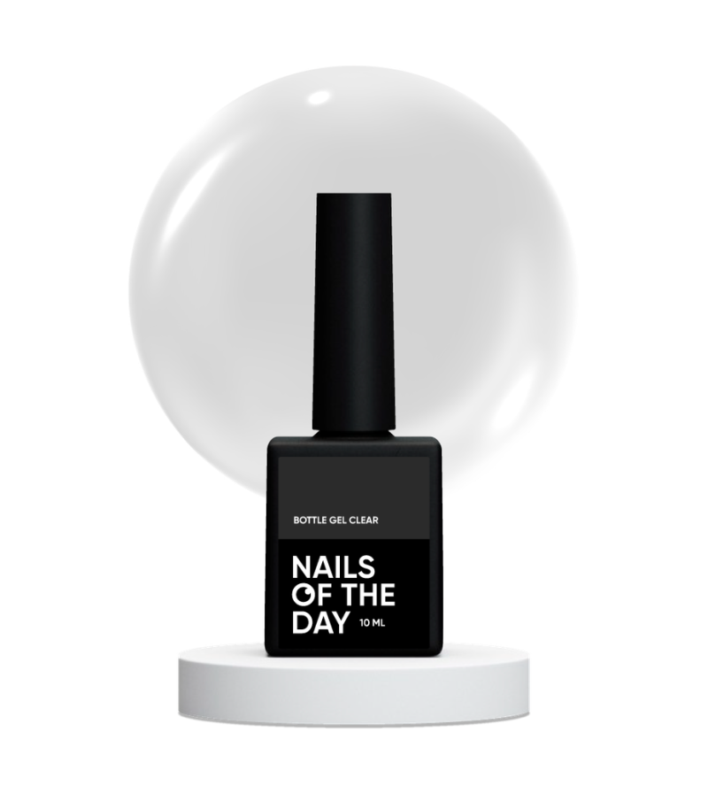 NAILSOFTHEDAY Bottle gel Clear, 10ml — Photo 2