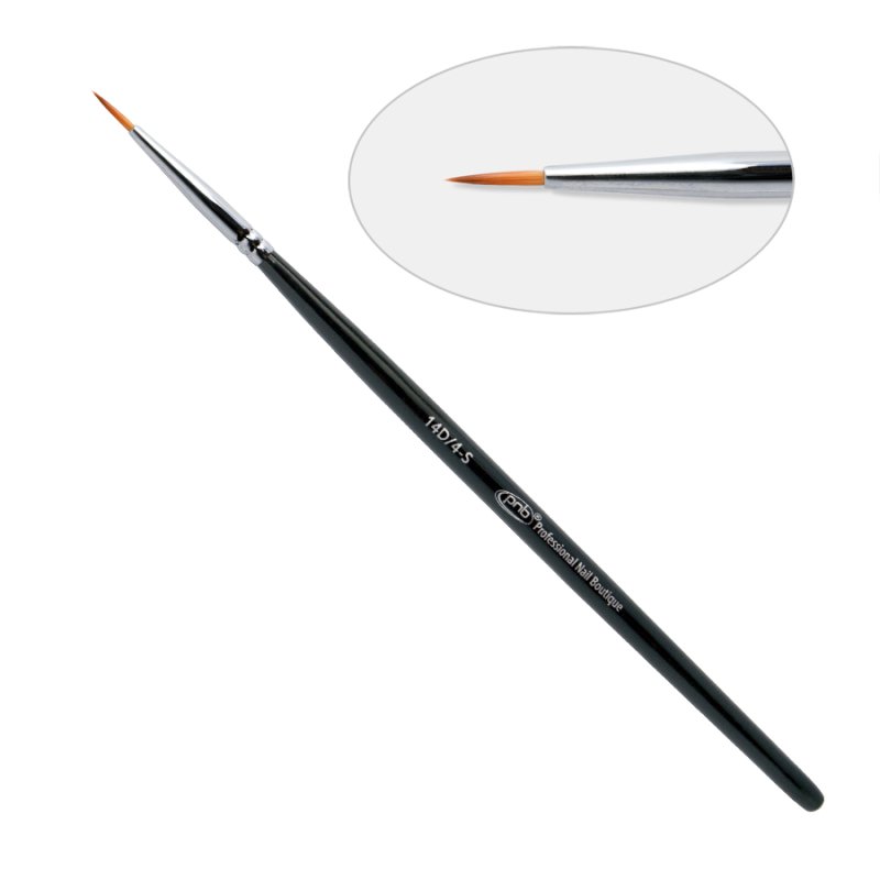 PNB Nail Art Brush 14D round 4-S PNB, nylon, 8 mm — Photo 2