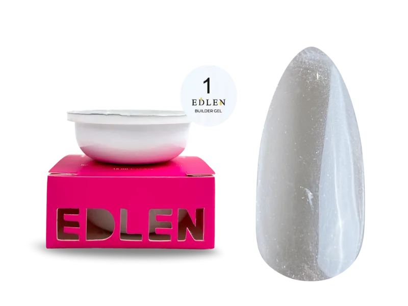 Edlen Recambio Builder Gel 01, 30ml transparente — Photo 2