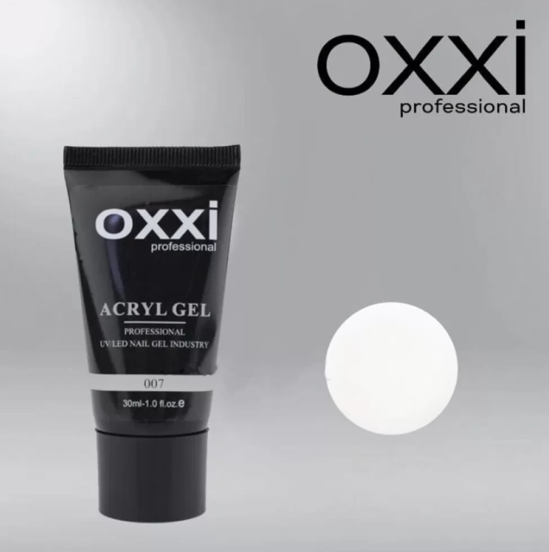 OXXI Acryl Gel 07 milky, 30ml — Photo 2