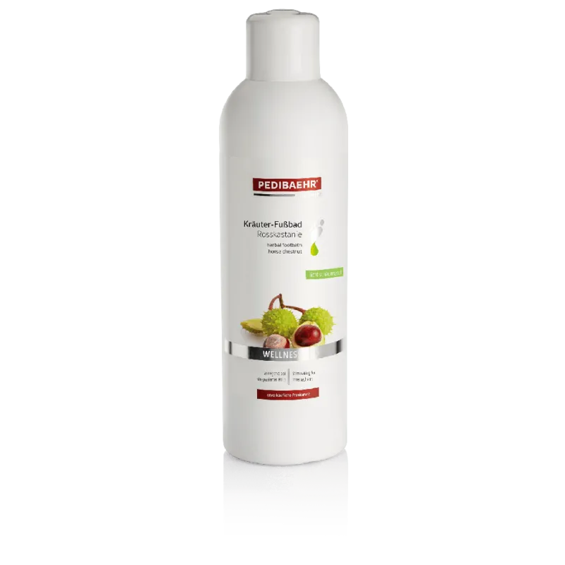 BAEHR Baño de hierbas para pies de castaño de indias, 1000ml (FUSSBAD Rosskastanie) — Photo 2