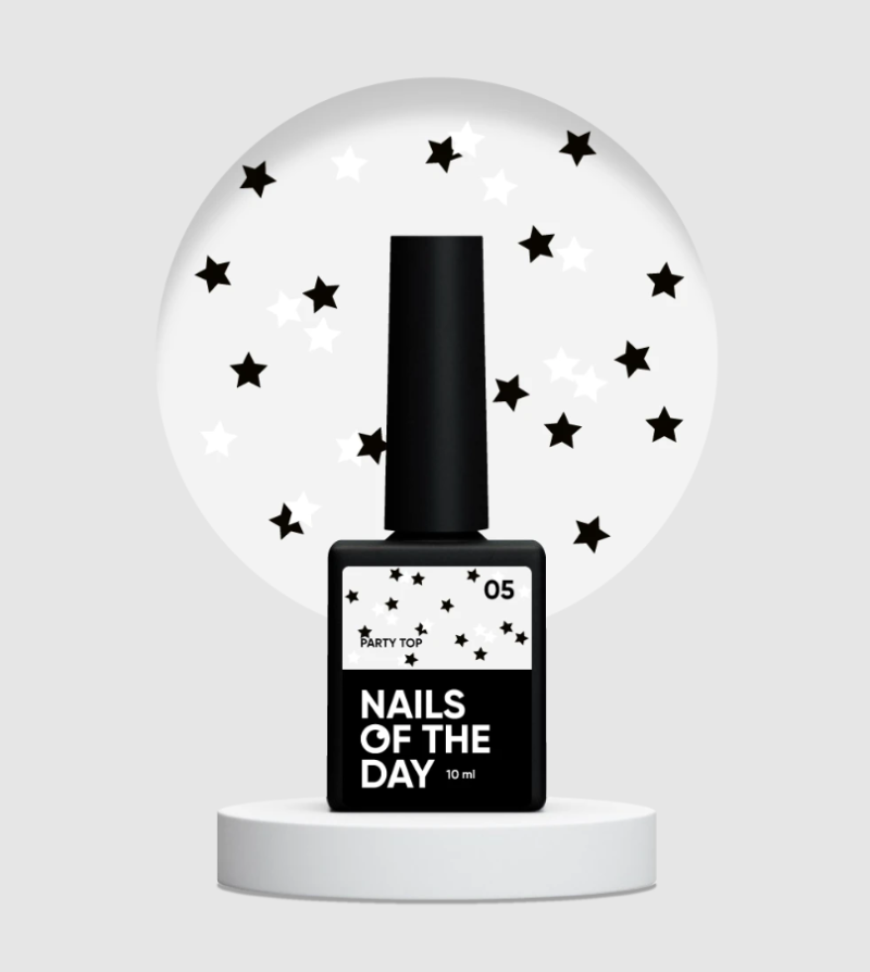 NAILSOFTHEDAY Party Top 05, 10ml — Photo 2