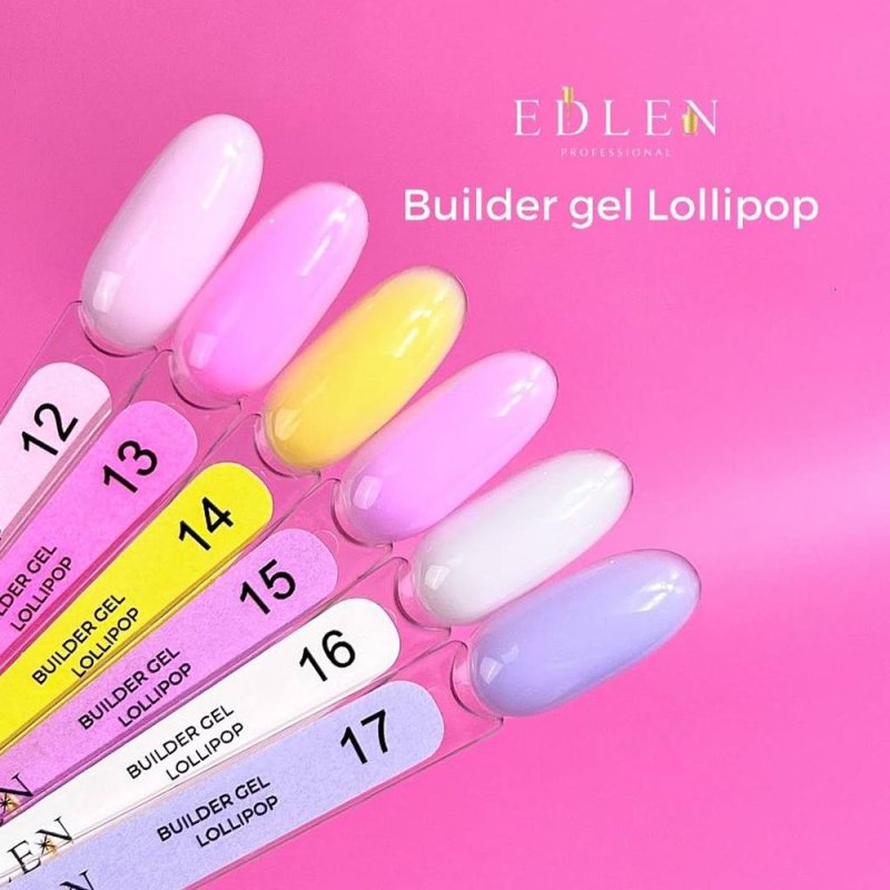 Edlen Builder Gel Lollipop 13, 15ml — Photo 3
