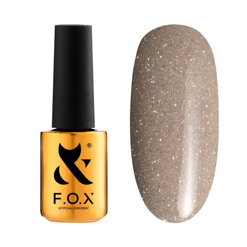 Esmalte semipermanente F.O.X. Sparkle 004, 7 ml — Photo 2