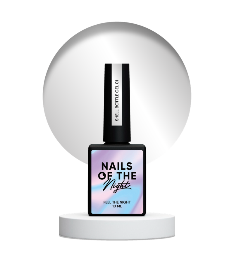 NAILSOFTHENIGHT Shell Bottle gel 01, 10 ml — Photo 6