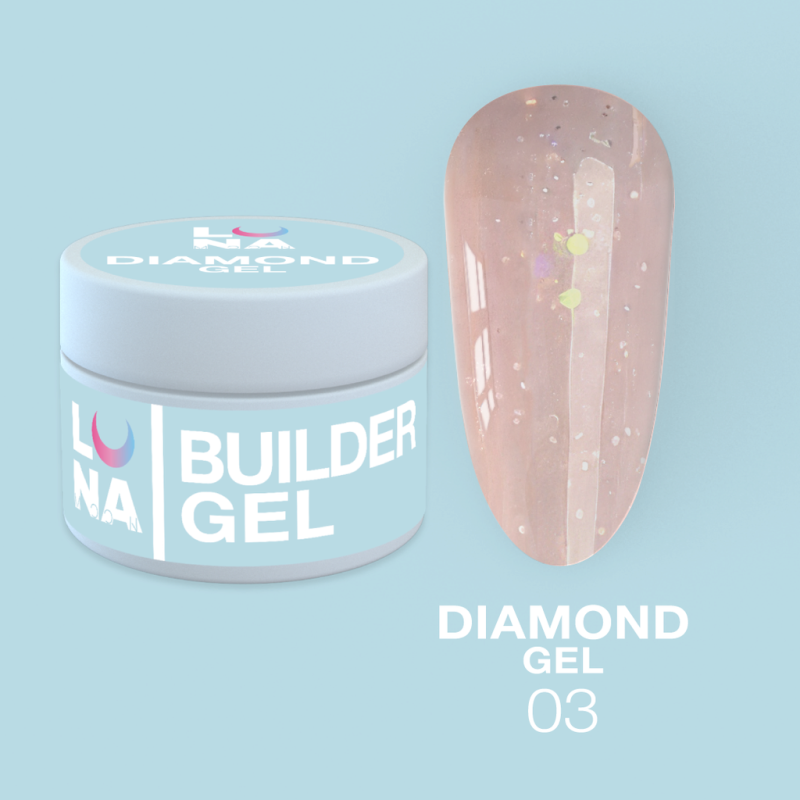 LunaMoon Diamond Gel 03, 15ml — Photo 2