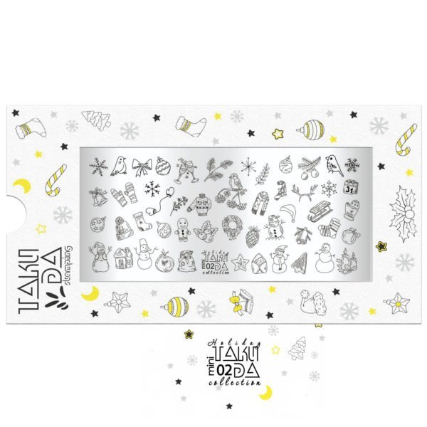TakiDa Placa Mini para Estampar Holiday 02 — Photo 2