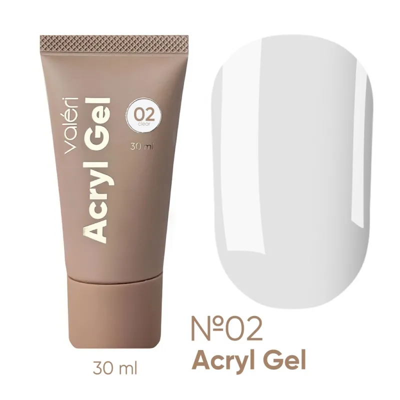 Valeri Acryl Gel 02, 30ml (transparente) — Photo 2