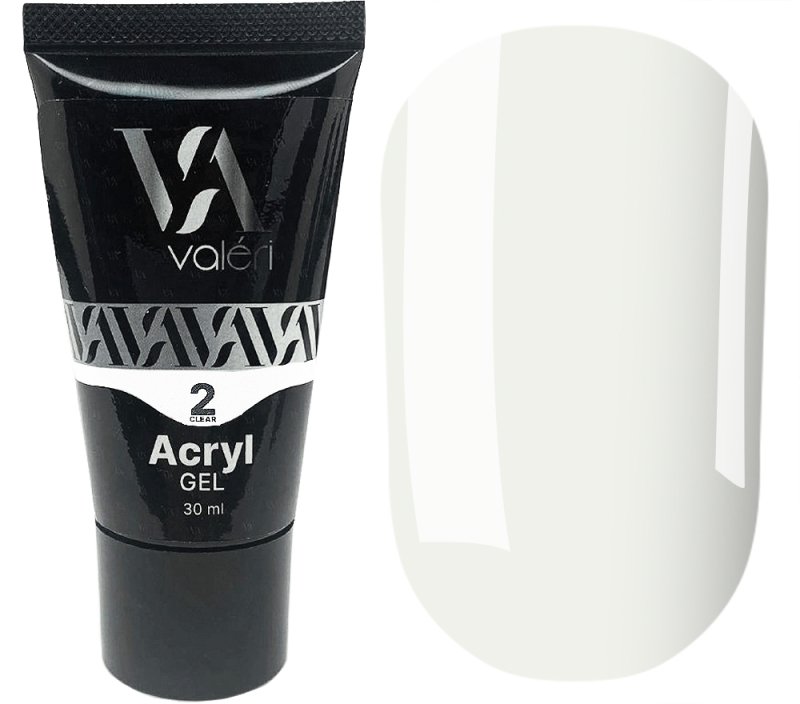 Valeri Acryl Gel Clear 2, 30ml — Photo 2