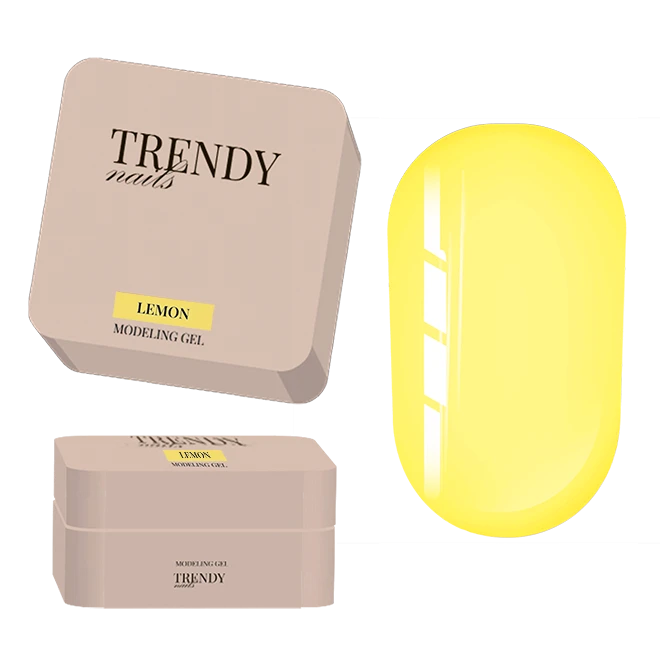 Trendy Nails Modeling Gel Lemon, 30ml — Photo 2