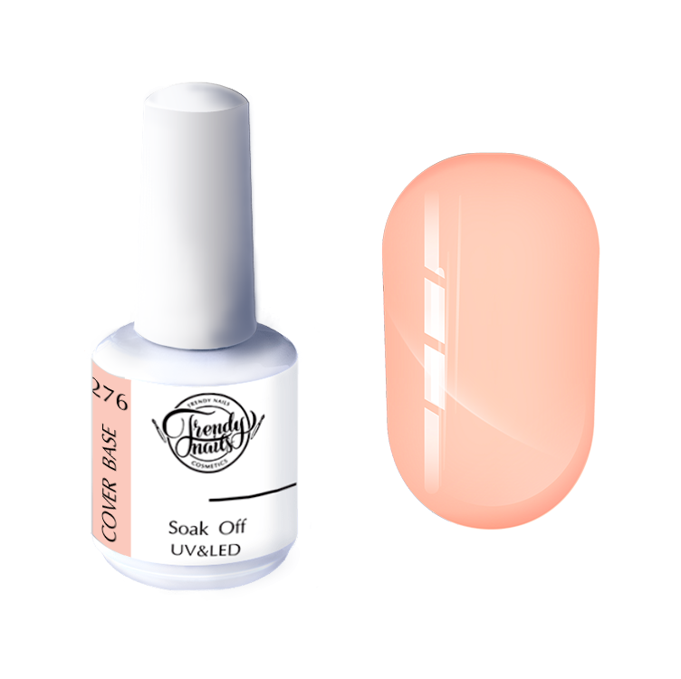 Trendy Nails Cover Base 276, 15ml — Photo 2