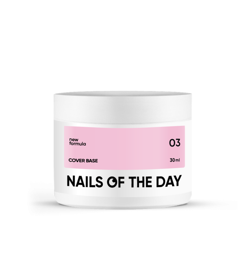 NAILSOFTHEDAY Cover base 03, 30ml new formula — Photo 4