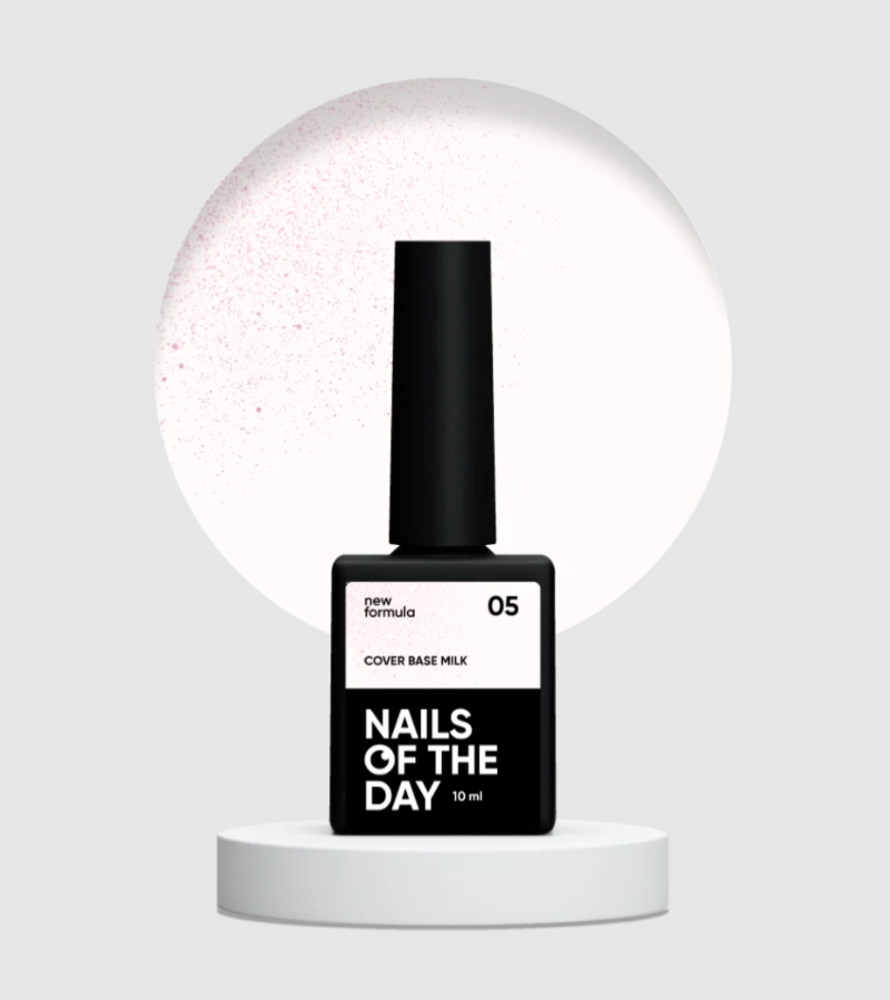 NAILSOFTHEDAY Cover base milk 05(shimmer), 10ml — Photo 2