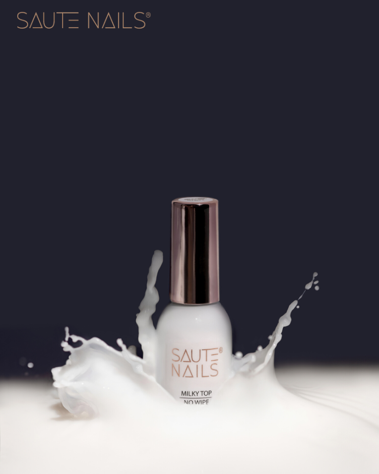 Saute Milky Top No Wipe, 8ml — Photo 2