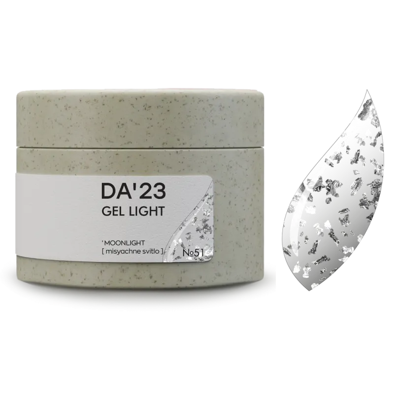 DA23 Light Gel 51 Moonlight, 30ml — Photo 2