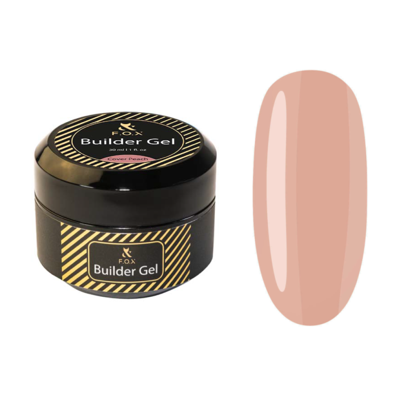 F.O.X Builder gel Cover Peach, 30ml — Photo 2