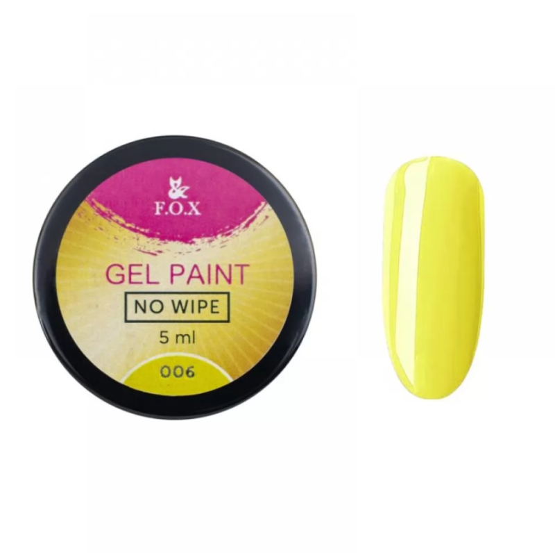 F.O.X Gel Paint No Wipe 006, 5ml — Photo 2