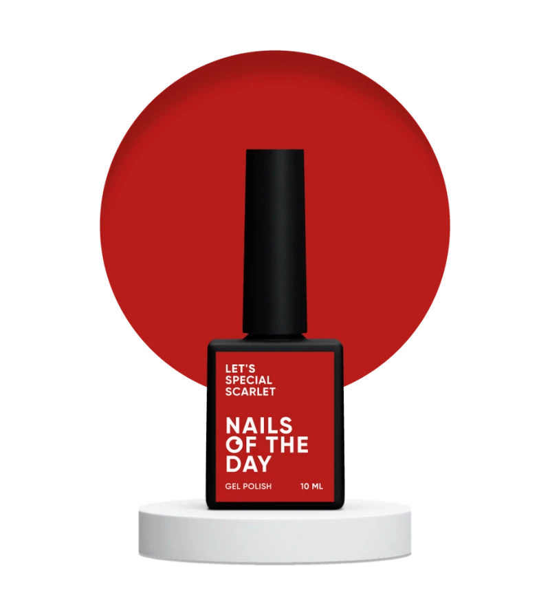 NAILSOFTHEDAY Esmalte Semipermanente Let&#039;s special Scarlet, 10ml — Photo 2