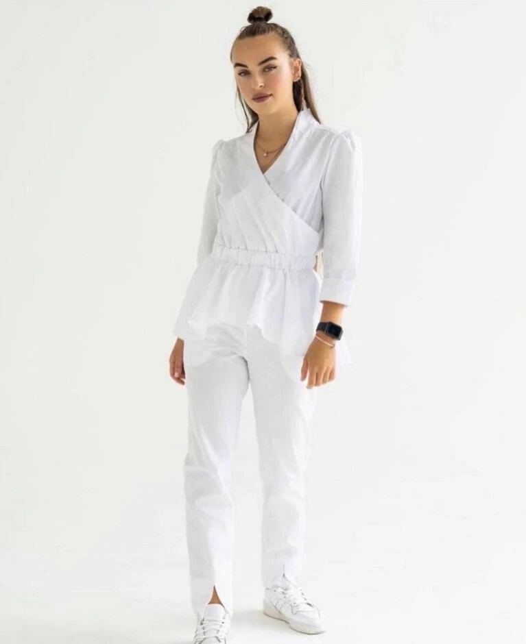 Uniforme &quot;FRIDA&quot; blanco, XL — Photo 2